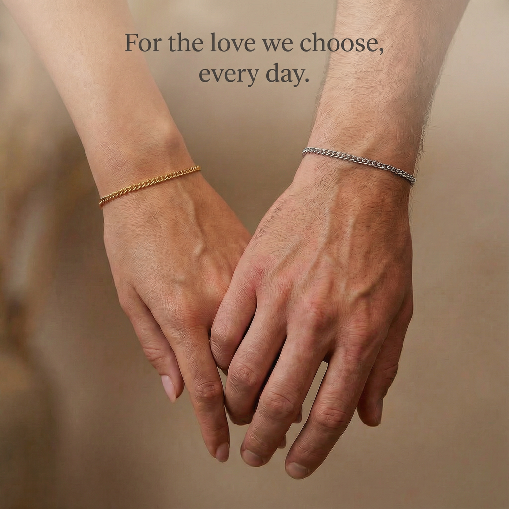 Infinity Bond Couple’s Bracelet DIY Kit