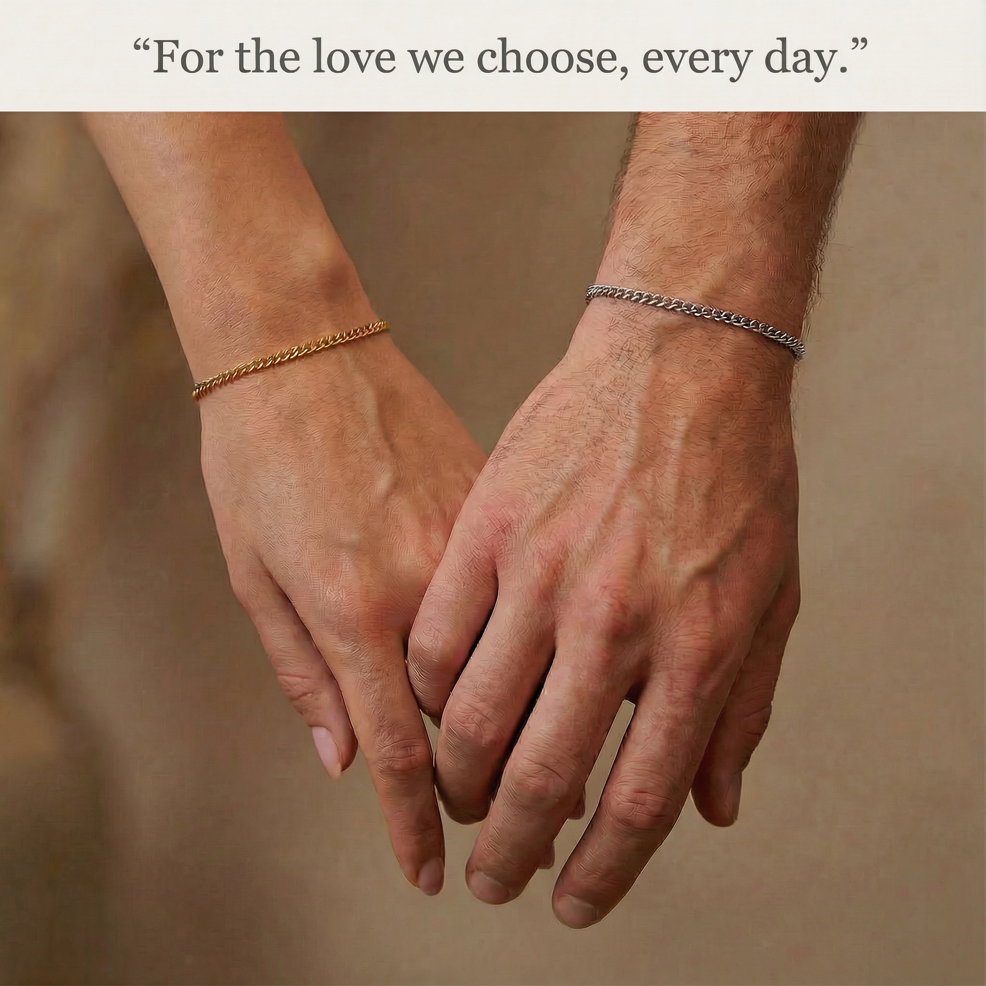 Infinity Bond Couple’s Bracelet DIY Kit