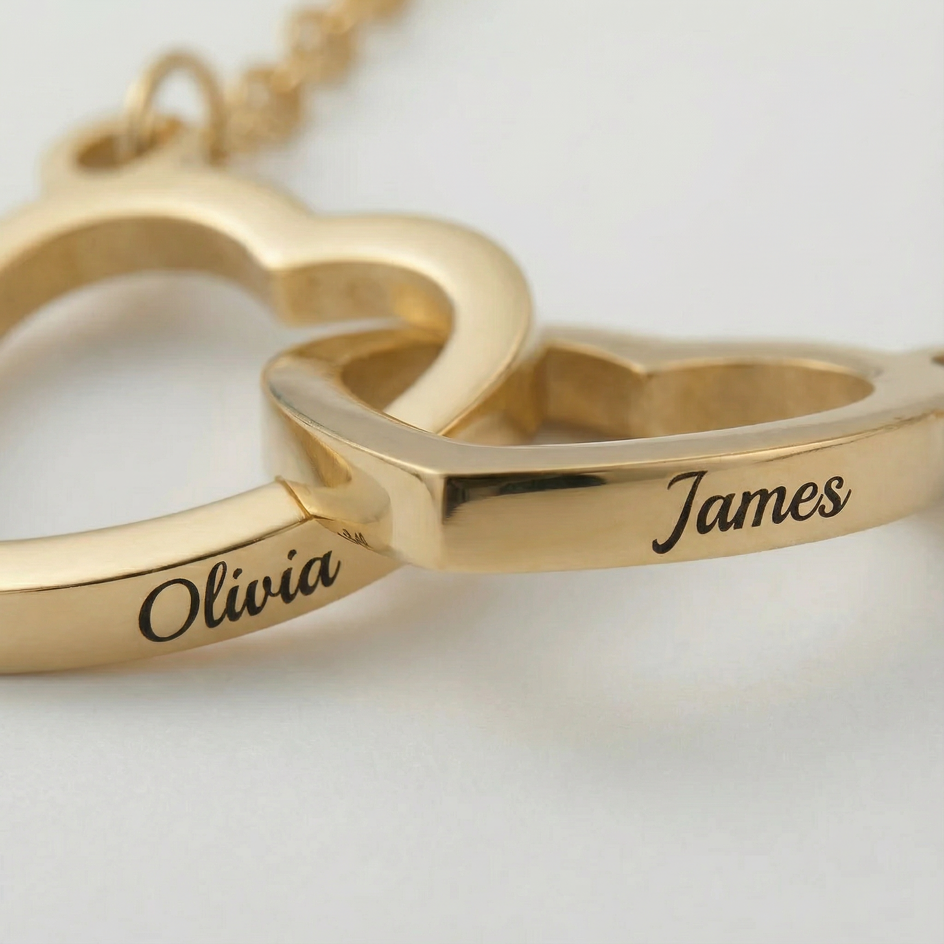 Eternal Rose Box – with Double Heart Necklace & Real Rose